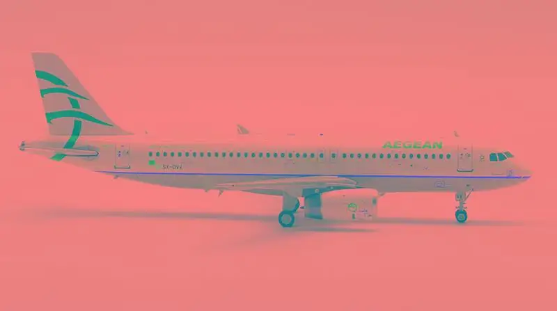 Нитрон авиации Эгейское Аэробус A320 SX-DVV 1/200 литья под давлением модель самолета