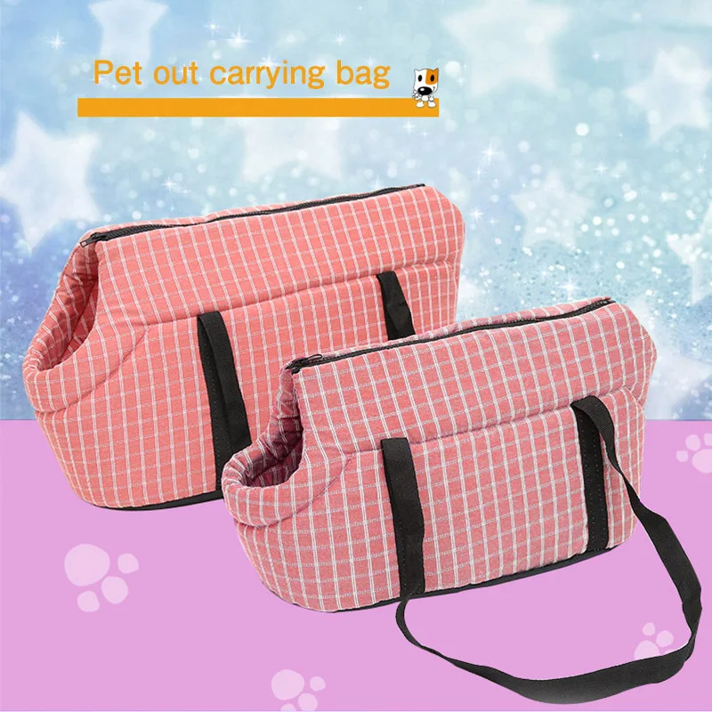 Portable Pet Dog Bag Carrier Shoulder Bag Handbag Soft Outdoor Puppy Sack Tote PAK55