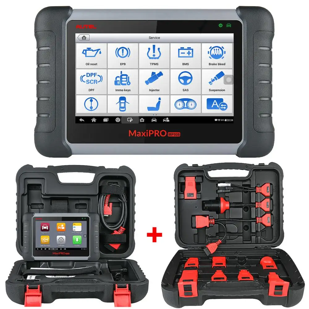 Autel MaxiPRO MP808K OBD2 сканер Авто Диагностический авто инструмент OBD Автомобильный scania
