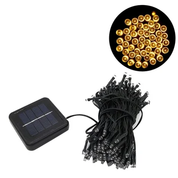

50 LED Solar String Lights Outdoor Waterproof Fairy Light String for Christmas Home Wedding Party Birthday Decoration with Solar