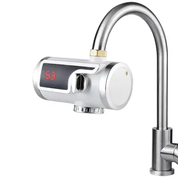 

Digital Electric Hot Water Faucet Fast Heat Water Heater Instantaneous Tap Temperature Display Durable Kitchen Faucet Equipmen