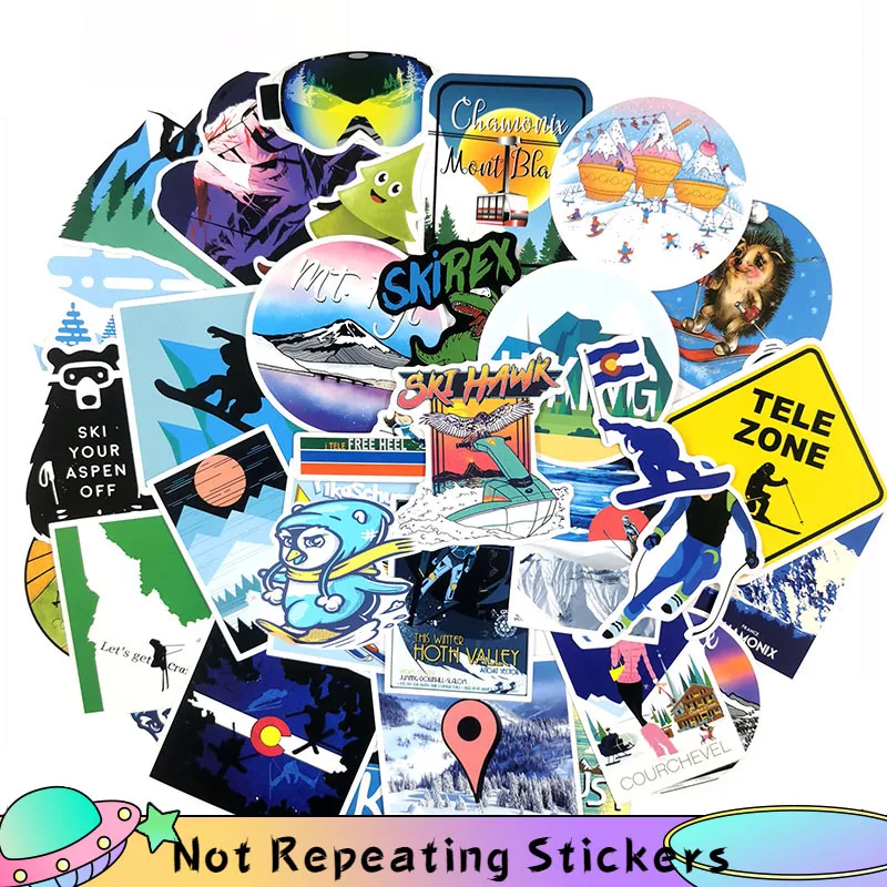 10/100 шт./лот модный скейтборд тренд брендовый логотип наклейка водонепроницаемые