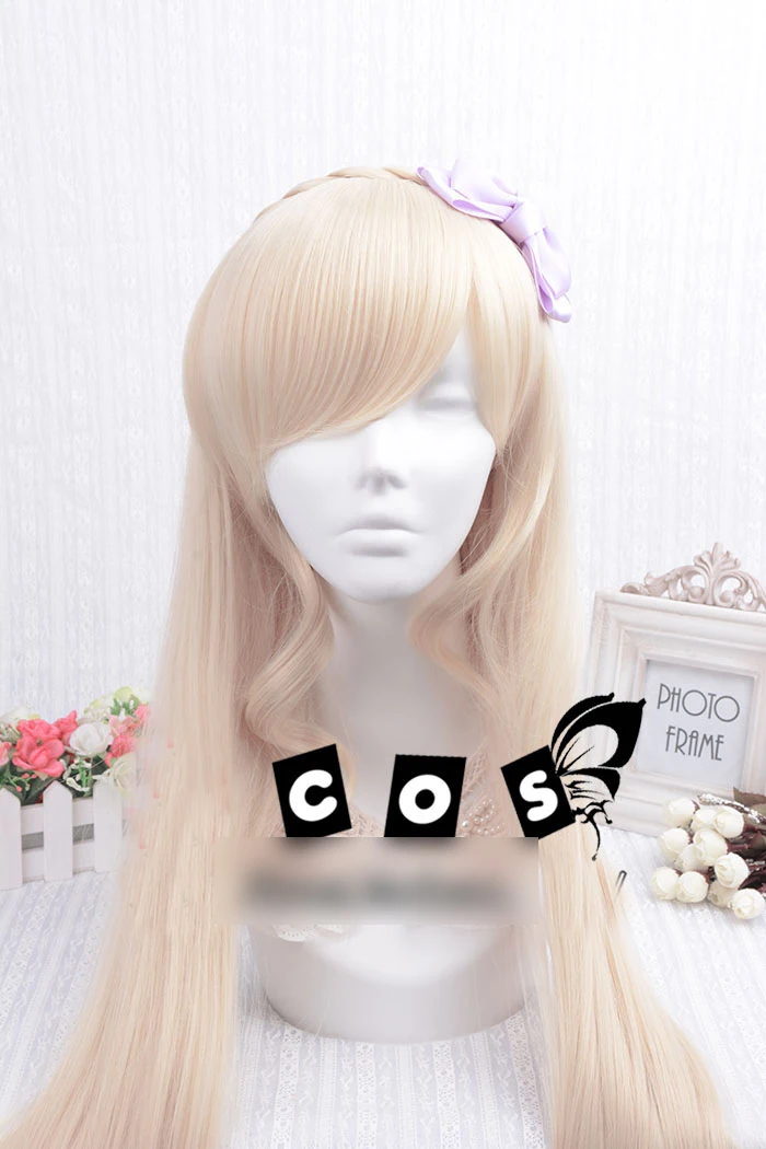 Аниме Супер Dangan Ronpa 2 Sonia Nevermind униформа косплей костюм темно-синее платье парик обувь комплект одежды на заказ костюм горничной