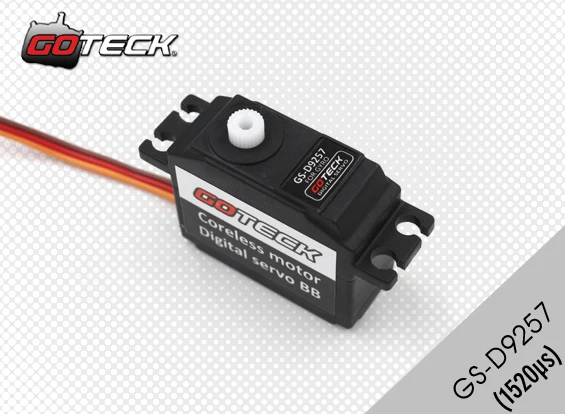 

RC HOBBY Goteck GS-D9257 1520US 25G Metal Gear Digital Servo With Coreless Motor 4.2KG For RC Car Helicopter
