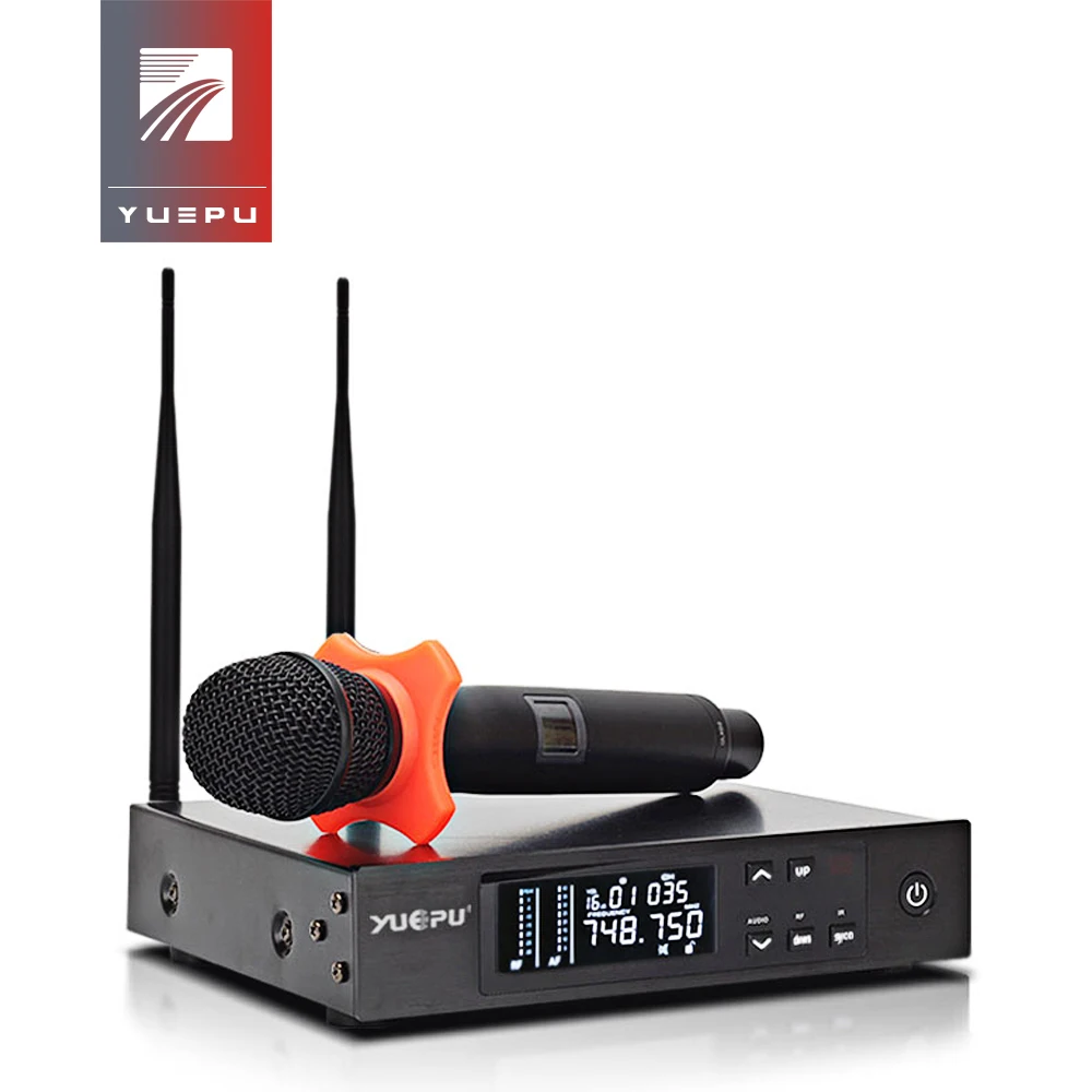 

YUEPU QLXD24 True Diversity UHF PROFESSIONAL MICROPHONE WIRELESS SYSTEM Cordless Handheld Dual Antennas For Stage Performance