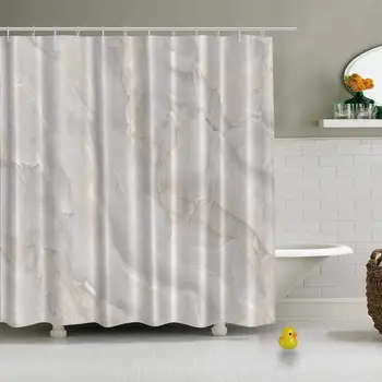 

Marble Texture Photo Practical Shower Curtain for Bath Tub,72''L x 72''W