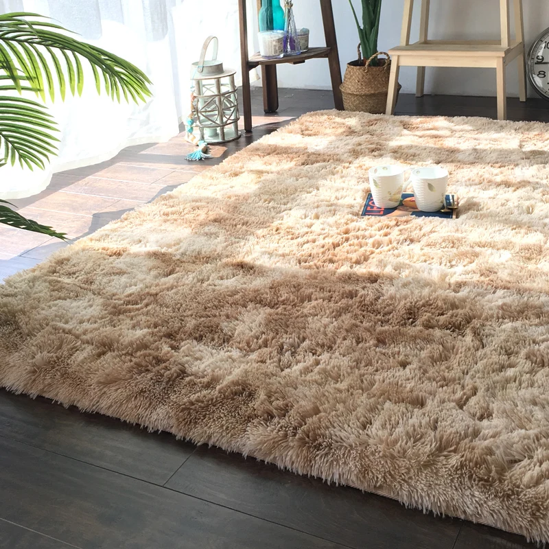 Ковровые спальни, тротуары, гостиные, журнальные столики, окрашенные градиенты, мода, простота, утолщение