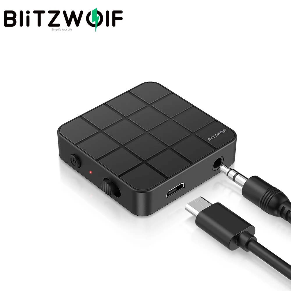 BlitzWolf BW BL2 2 в 1 беспроводной bluetooth 5 0 приемник передатчик мини портативный 3 мм Aux