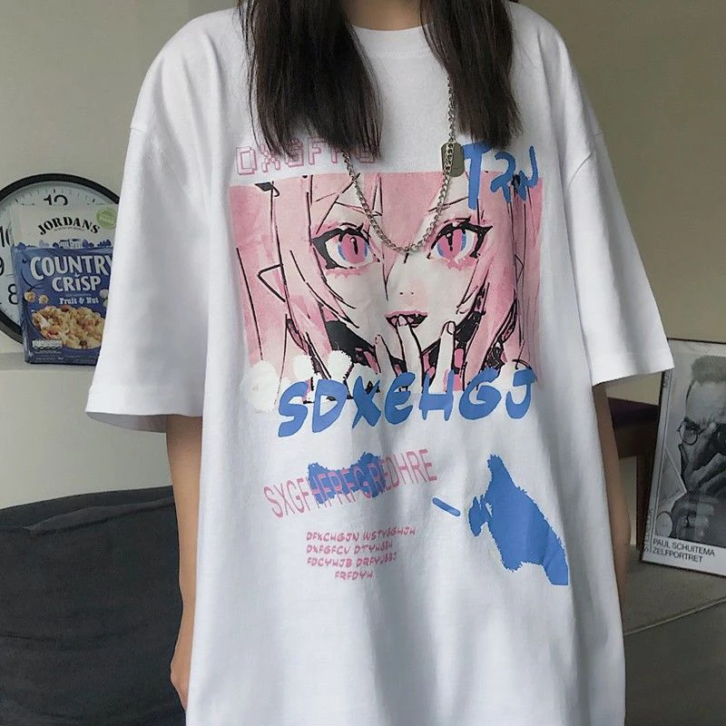 H47f4403dcf49478699bbb9104bc0e8few - Anime Oversized Short-Sleeve Streetwear T-Shirt