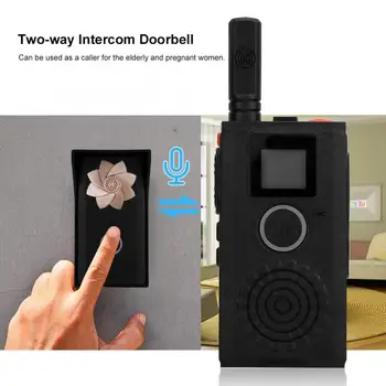

Mini 1 V 2 Outdoor Indoor Wireless Doorbell Intercom Walkie-Talkie Home Security Door Bell Waterproof Door Phone 100-240V