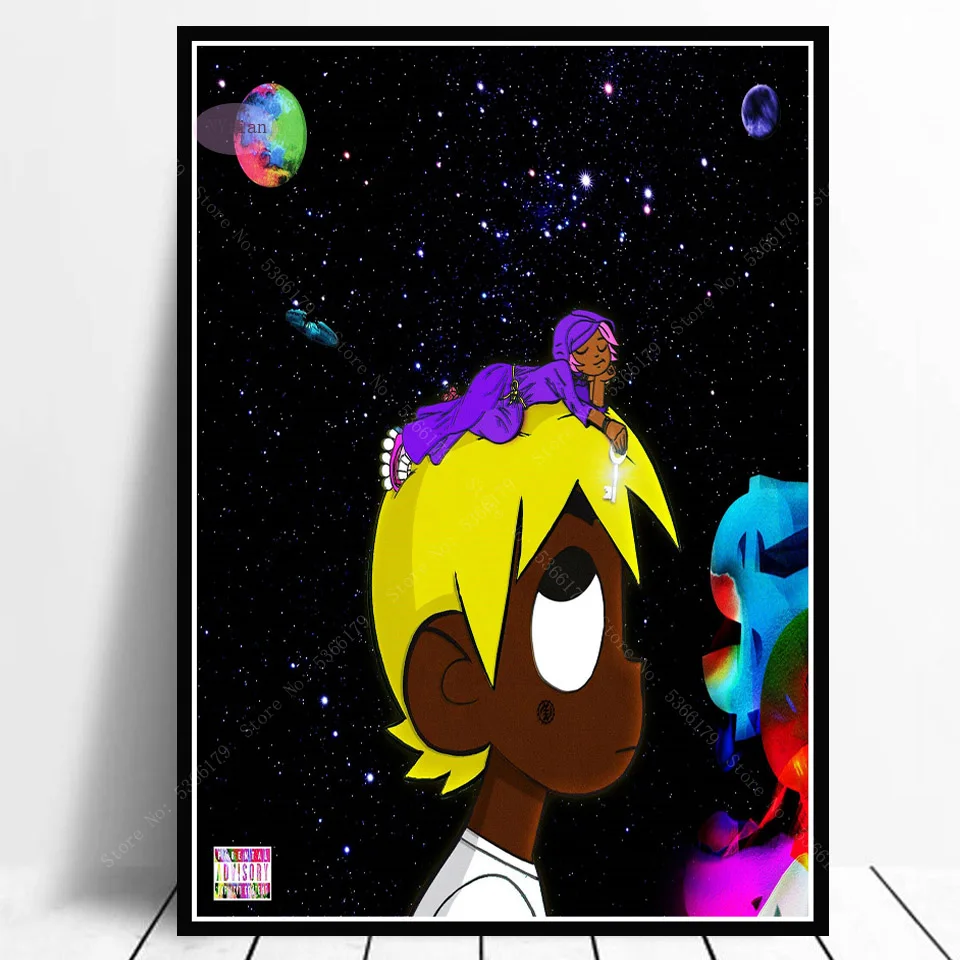 N994 Lil Uzi Vert Eternal Atake LUV vs.World 2 Rap музыкальный альбом 2020 плакат печать на стене холст