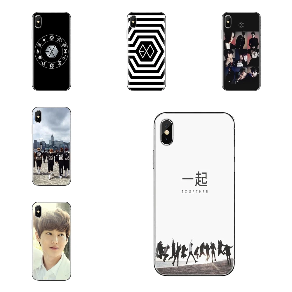 Мягкие прозрачные чехлы для Samsung Galaxy J1 J2 J3 J4 J5 J6 J7 J8 Plus 2018 Prime 2015 2016 2017 Exo Kpop|Бамперы| |