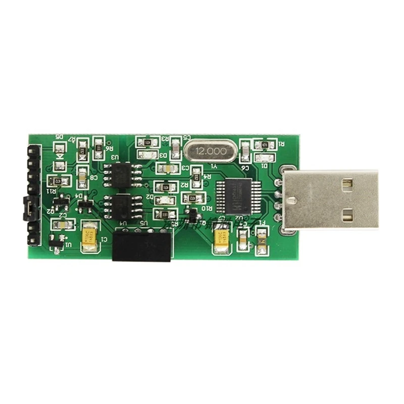 

High-speed isolated USB to TTL serial power supply Optocoupler isolation 3.3V 5V TTL output module