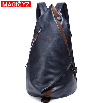 

High quality men's backpack Folding Buckle Anti-theft backpack male casual Travel bag Men Rucksack designer Vintage pack mochila
