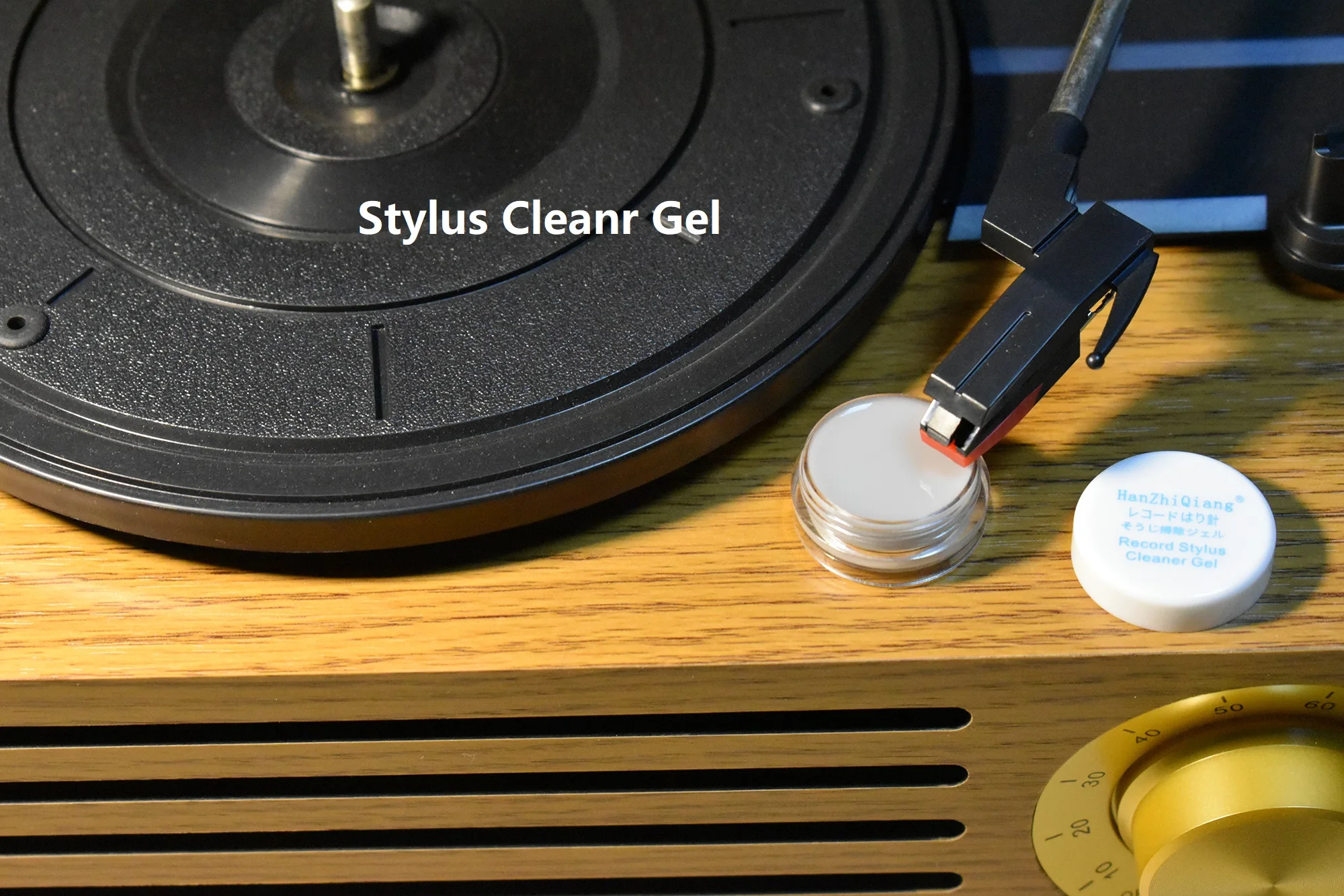 Professional Anti-Static Turntable Stylus Cleaner Diamond Needle Cleaning Gel Turntable Dust Buster Vinyl Needle Cleaner