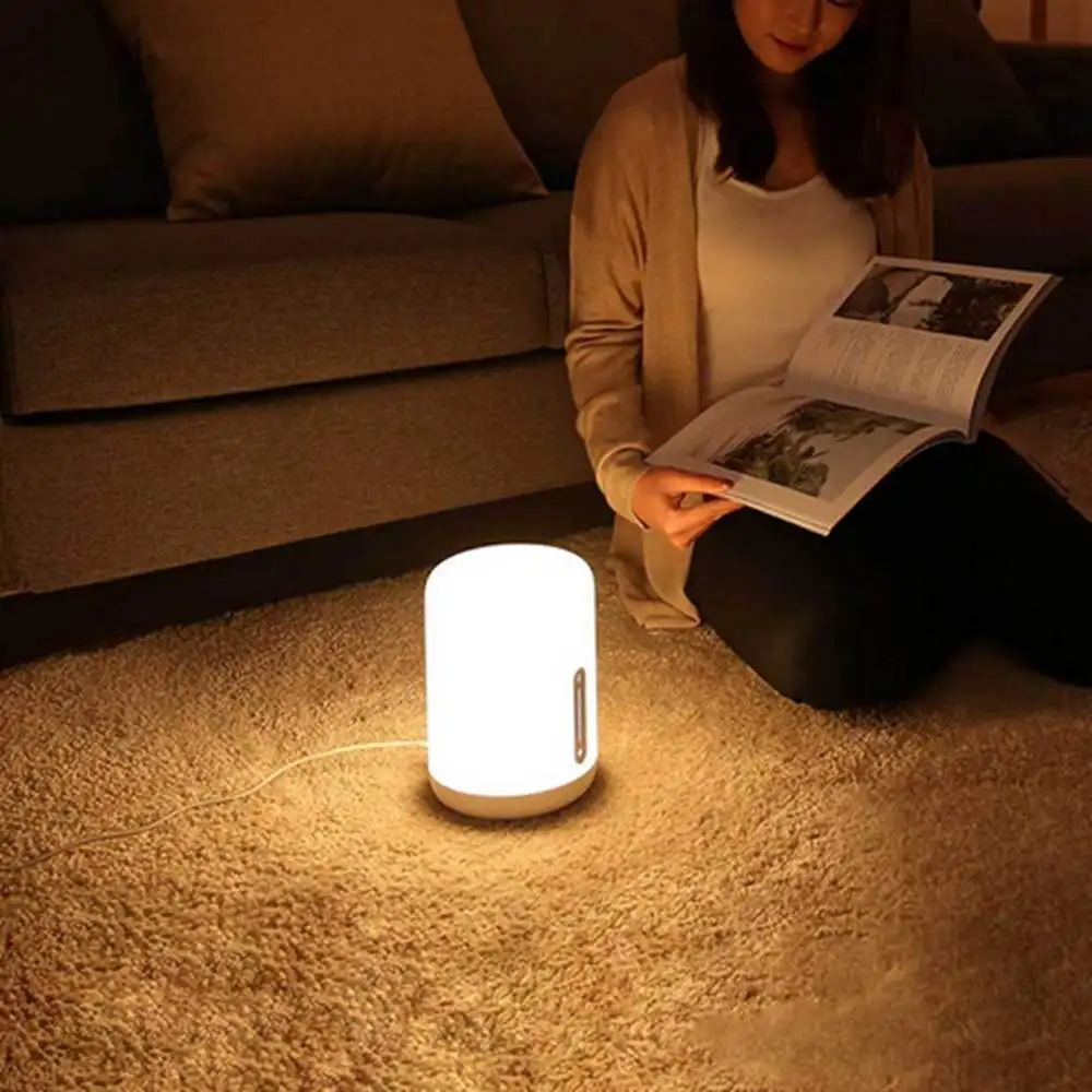 Mijia MJCTD02YL красочный прикроватный светильник Настольная лампа 2 bluetooth WiFi Сенсорное приложение управление HomeKit Siri ночной Настольный светодиодный светильник s
