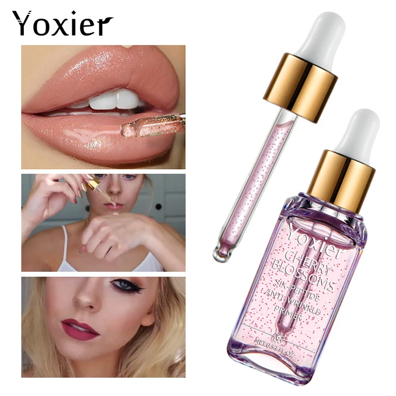 

Yoxier Cherry Blossoms Primer Base Six-Peptide Anti-Wrinkle Moisturizing Liquid Smooth Skin Anti Sunlight Liquid Primer TSLM1