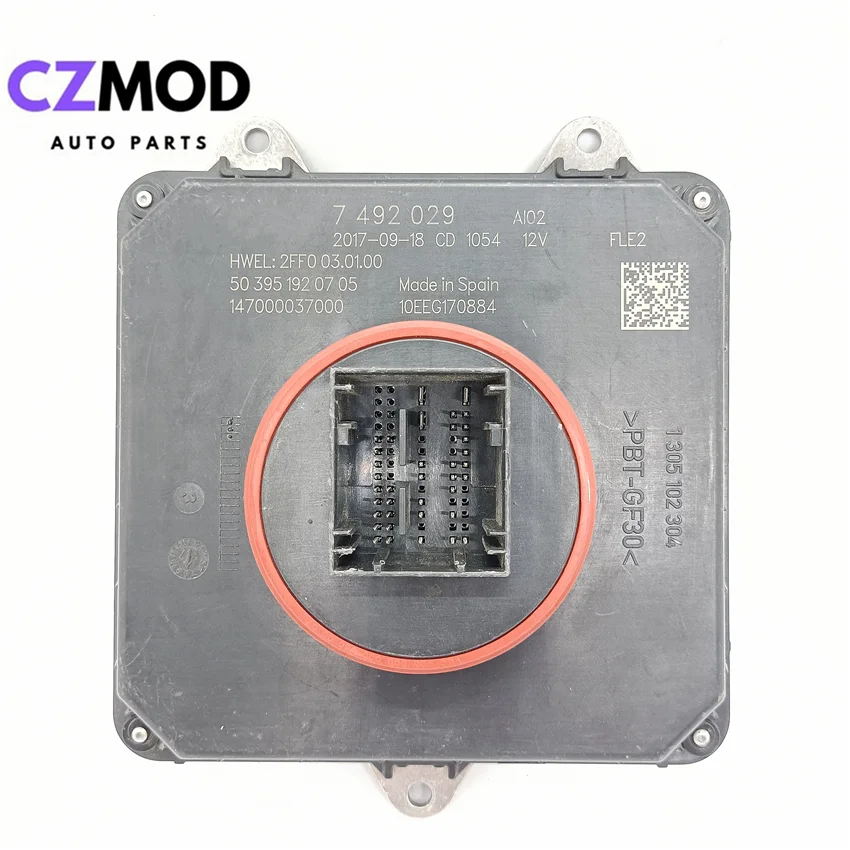CZMOD 63117492029 원래 7492029 헤드라이트 LED 드라이버 제어 모듈 컴퓨터 10EEG 170884 자동차 액세서리