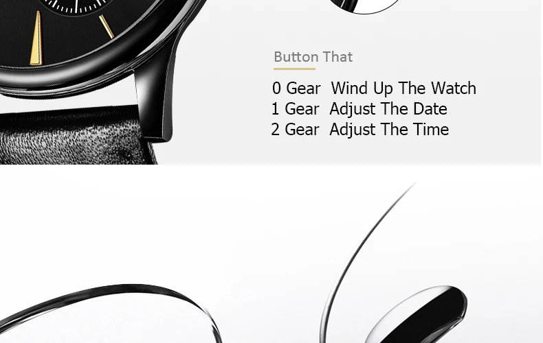 Aesop clássico relógio mecânico masculino data calendário