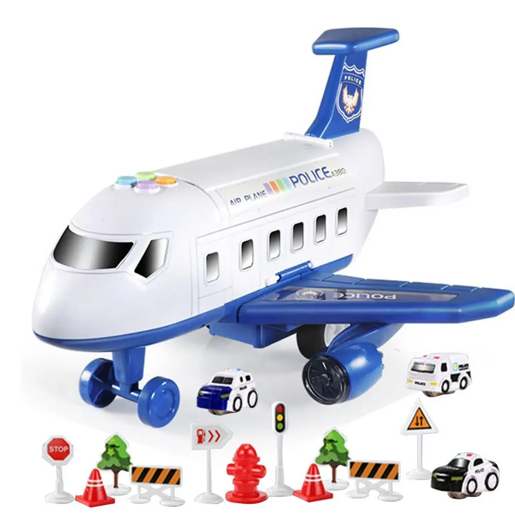 Acheter Avion de passager de grande taille, déformation musicale,  Simulation de piste à inertie, jouet d'avion pour enfants, cadeau de noël
