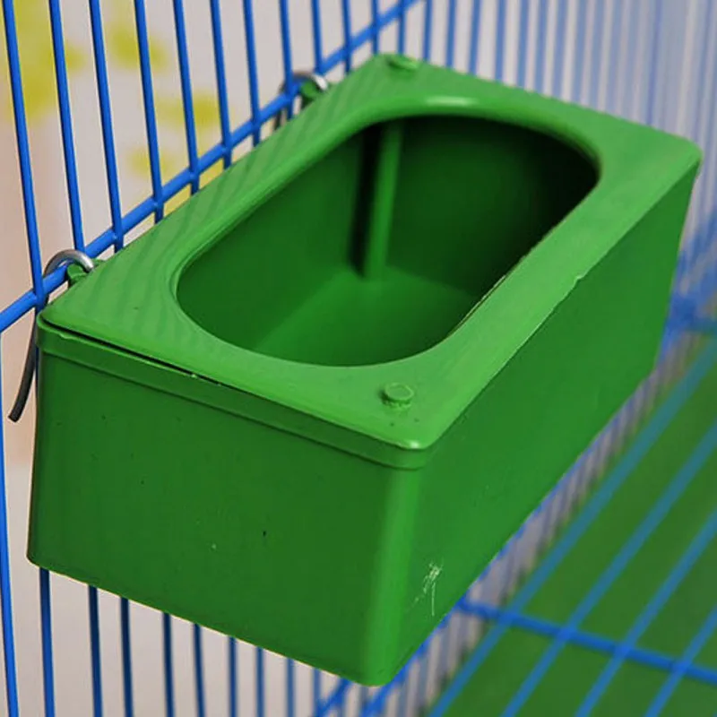 Pet Feeding Bowl Feeder Parrot Hanging Food Water Bowl Pigeons Stand Cage Feeding Tools Bird Food Container Cage Accessories