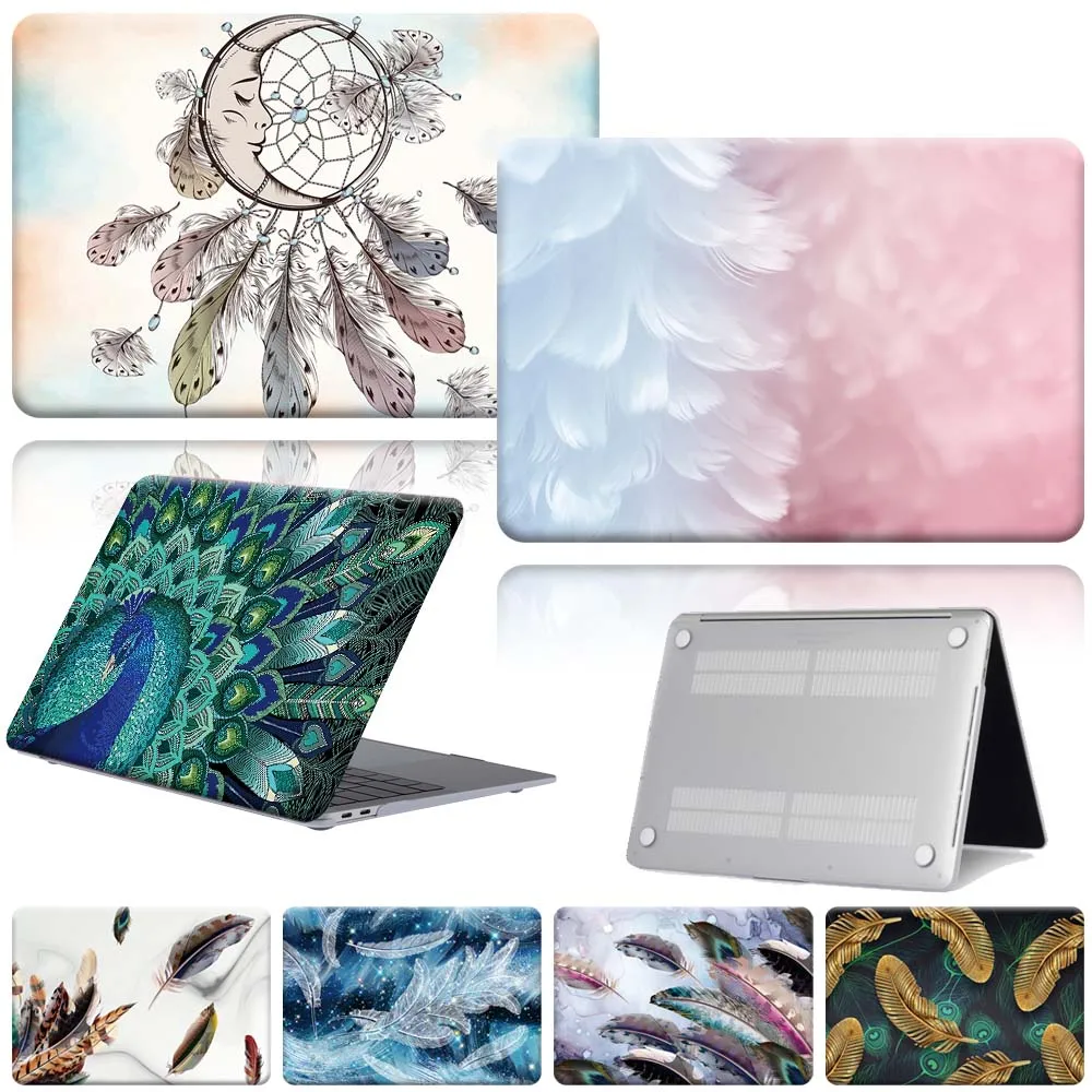

Laptop Case Cover for MacBook Air 11 / Air 13 / Pro 13 / Pro 15 / Pro 16 / Macbook 12 Individual Design Feather Hardshell