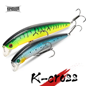 

Kingdom Fishing Wobblers Minnow Bait 120mm 21g High Quality Fishing Hard Lure Floating Jerkbait With 3D Eye Bass Lure Model 5359