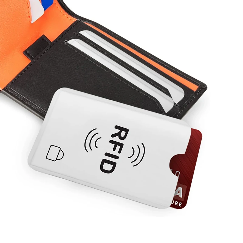 10Pcs/Lot Anti Theft Bank Credit Card Protector NFC RFID Blocking Cardholder Wallet Cover Aluminium Foil ID Business Card Case