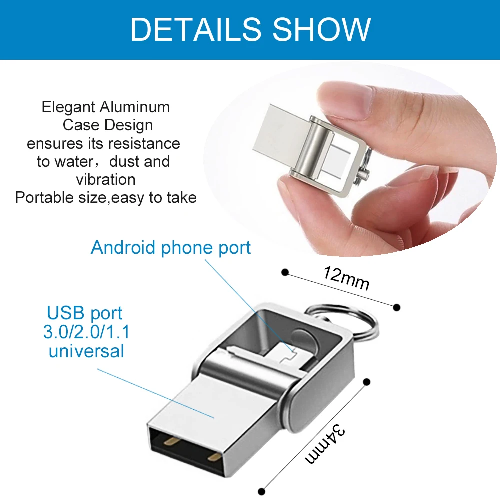 XGEGXE USB флеш-накопитель OTG 8 ГБ 16 ГБ 32 ГБ 64 Гб 128 ГБ USB2.0 флеш-накопитель Складная Флешка 3,0 металлическая usb-флешка для Android