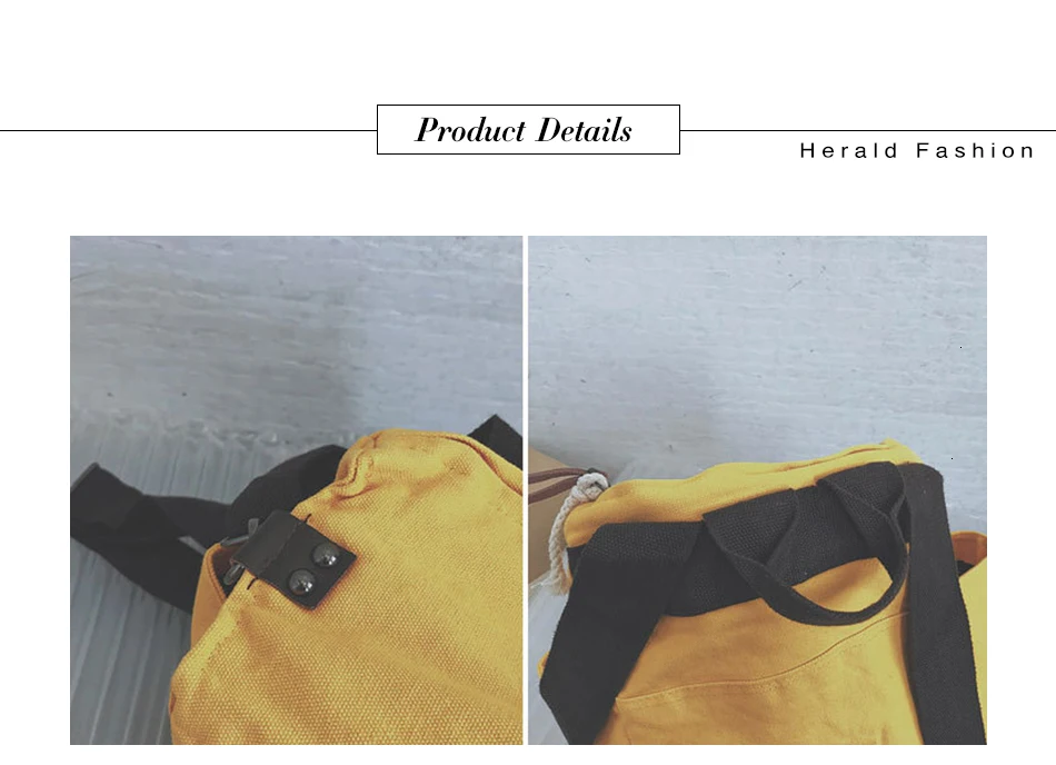 Herald модный однотонный холщовый рюкзак для женщин, большая емкость, японский стиль, Зеленая Дорожная сумка для девочек-подростков, школьный рюкзак, новое поступление