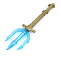 Aquaman trigeminal nuevo juguete luminoso héroe props sonido y luz cuchillo espada tenedor arma