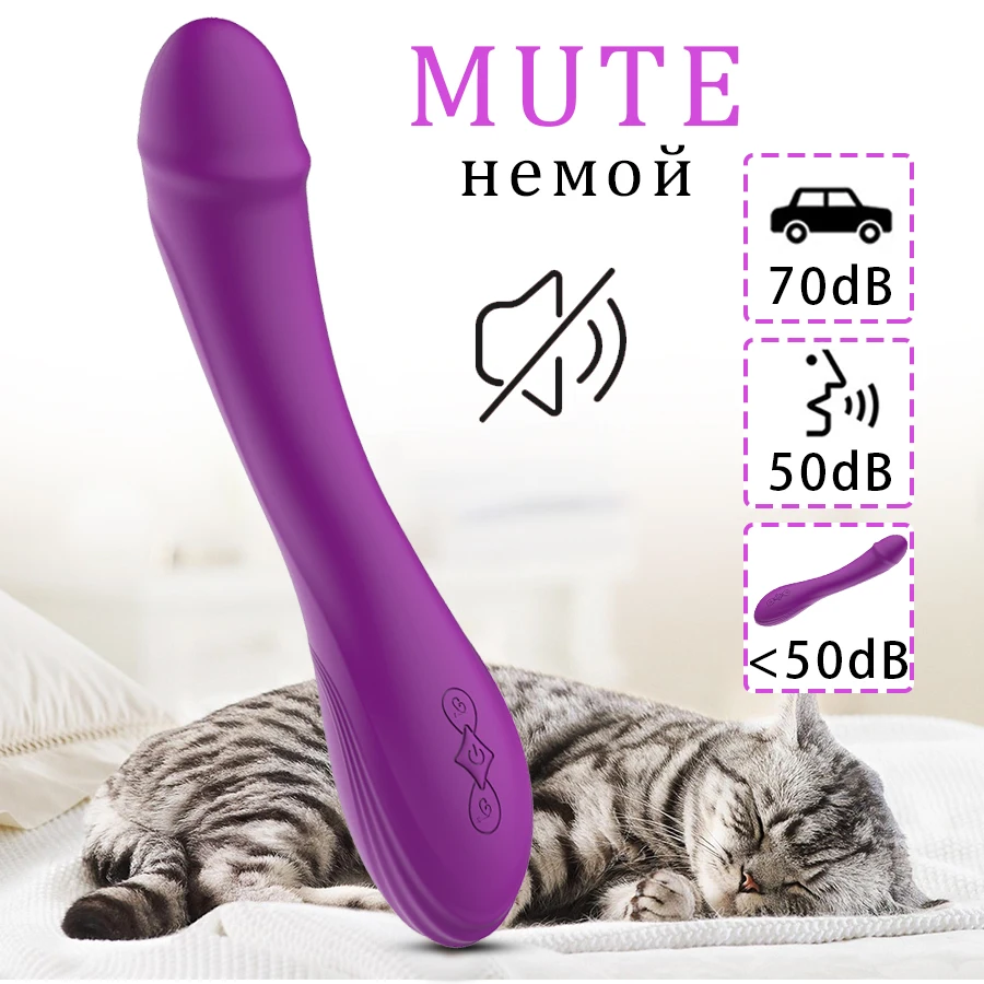 HWOK Soft Dildo Vibrator for Women Silicone Vagina Clitoris Stimulator Massager Female Masturbator Sex Toys For Adults