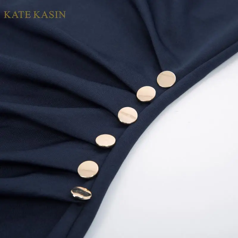 Kate Kasin Формальное вечернее платье-карандаш женская элегантная одежда для работы с открытыми плечами деловое офисное облегающее Платье облегающее бедра
