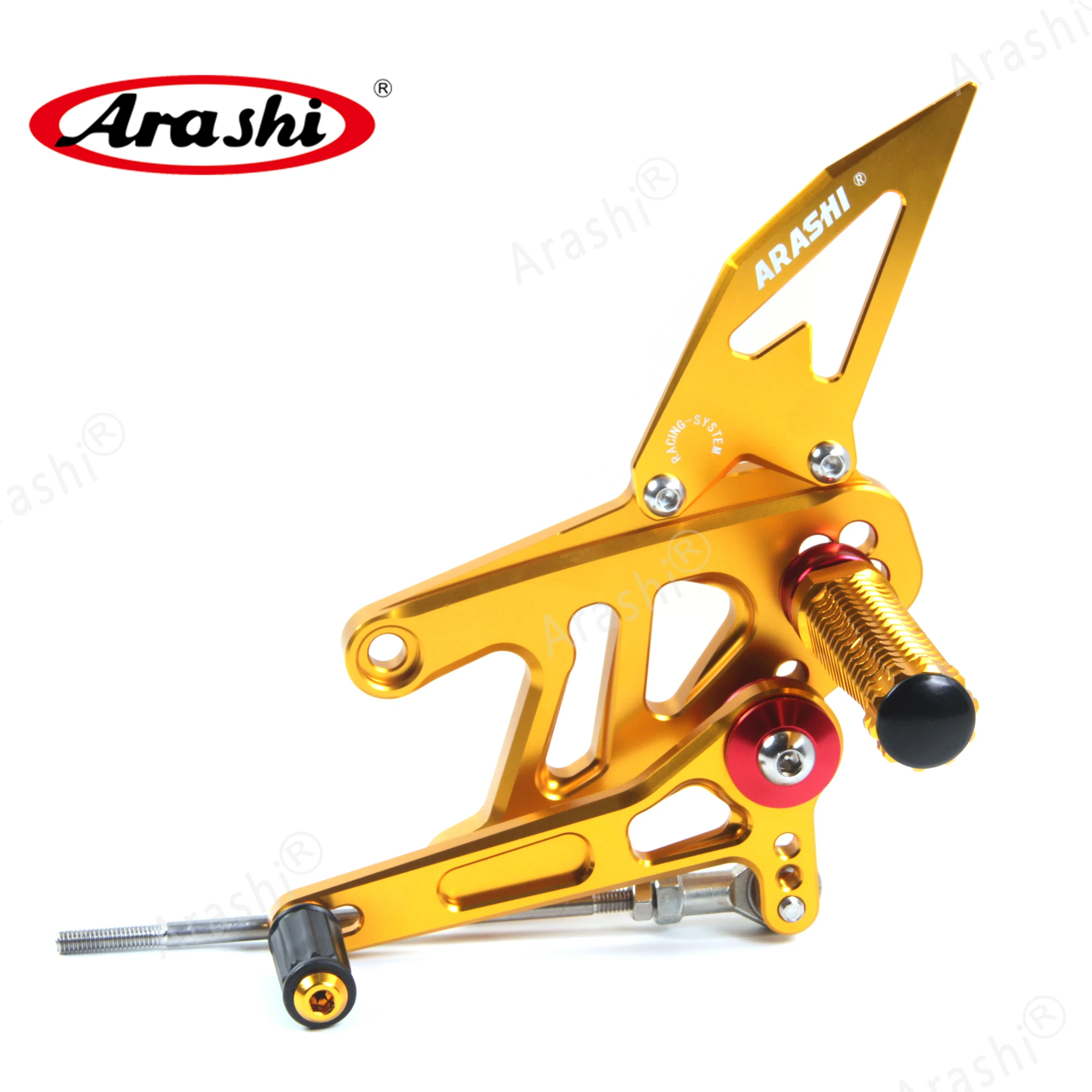 Arashi 1 Набор для APRILIA RSV4 фабрика APRC ABS 2013- CNC Регулируемые подножки подножка мотоциклиста подставка для ног мотоцикла