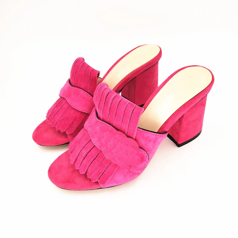Chueyz/модные летние босоножки; женская обувь из натуральной замши; туфли-лодочки на высоком каблуке; женская обувь с открытым носком; бренды наивысшего качества