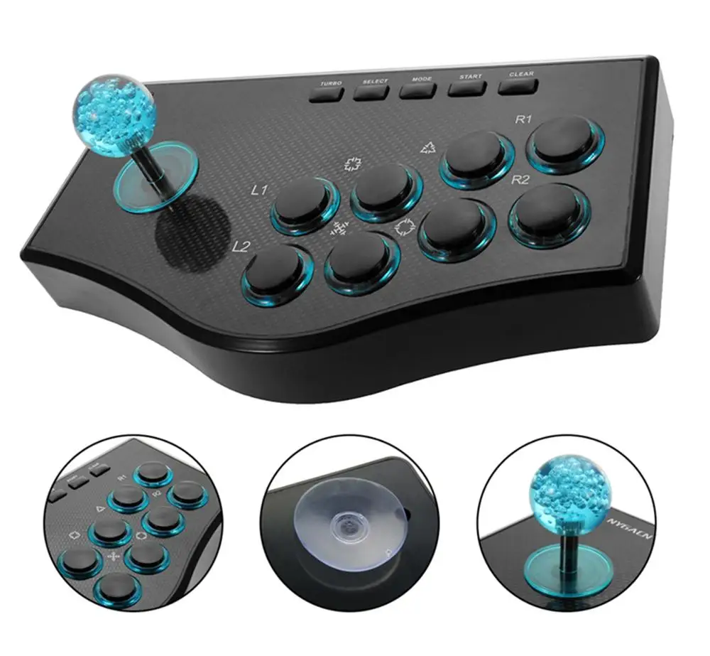 Retro Arcade Game Joystick Usb Rocker Turbo Controller Gamepad For Ps3  Console/android Otg Smartphone/pc/tv/tv Box/projector - Joysticks -  AliExpress