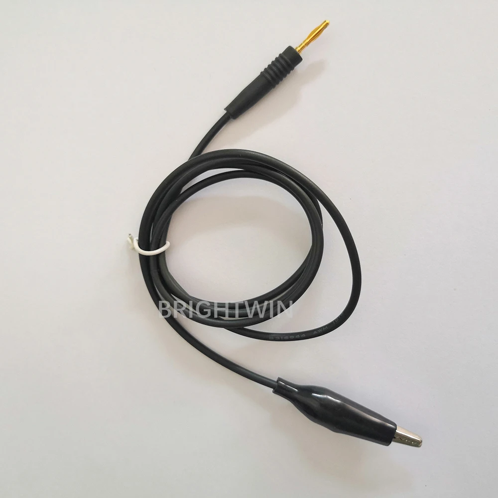 Black wire clip x 1 2 мм разъем типа "банан" для зажима типа "крокодил" 75 см длина зажимы крокодилы тестирование свинца провода зажим типа "банан" соединительный кабель - Цвет: Black wire clip x 1