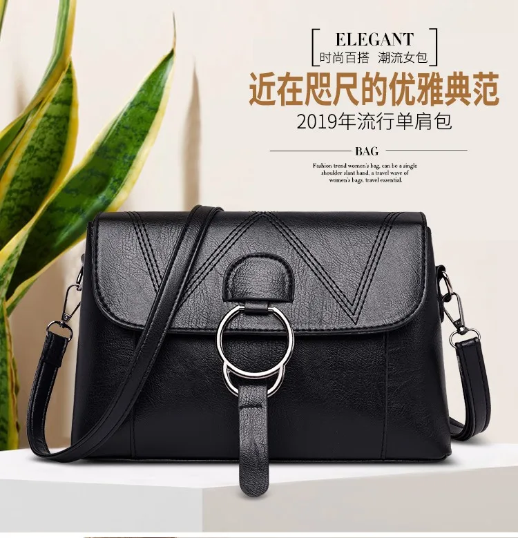 

New style single shoulder bag lady casual fashion single shoulder bag pu leather single shoulder bag