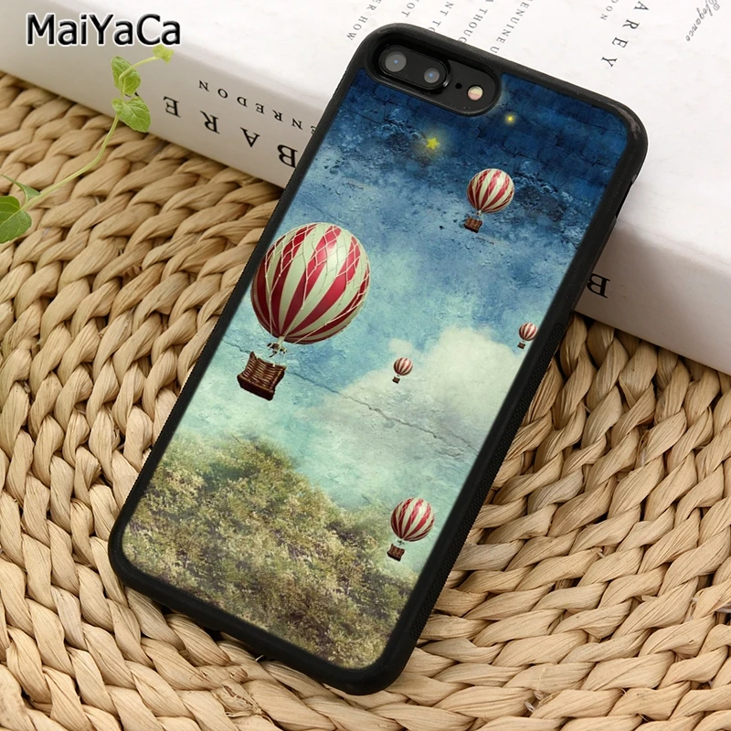 MaiYaCa художественный чехол для телефона с воздушным шаром iPhone X XR XS 11 12 13 Pro MAX 5 6 7 8 Plus