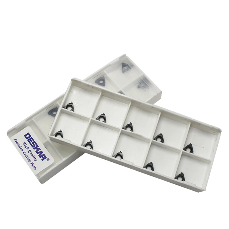 

10Pcs 06IR 08IR AG55 AG60 LDA Indexable Insert Threading Blade CNC Carbide Insert lathe threaded turning tools
