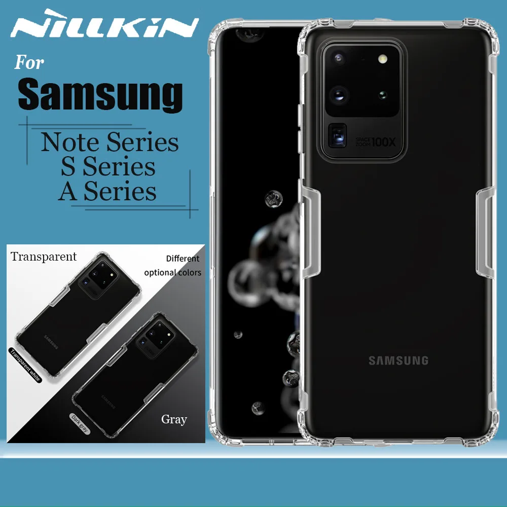 Чехол Nillkin для Samsung Galaxy Note 10 9 8 S20 S10 S9 Plus Ultra мягкие силиконовые чехлы A30 A50 A70 A51 A71|for