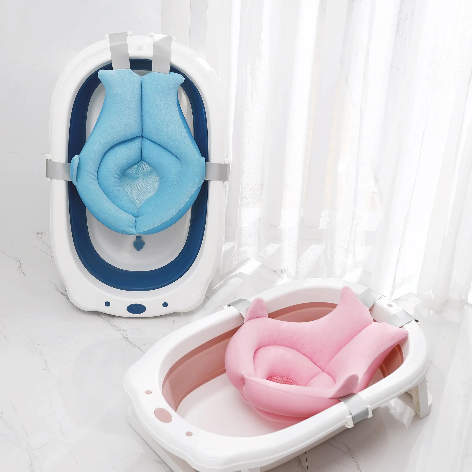 

Useful Product Bath Frame Suspension Bath Cartoon Baby Pad Beds Anti-slip Bath T-Shaped-Sit Lie Zhejiang Province Infant Bath