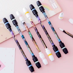 Stylos rotatifs antidérapants pour enfants, fournitures d'apprentissage, accessoires de bureau, papeterie coréenne, Cool 