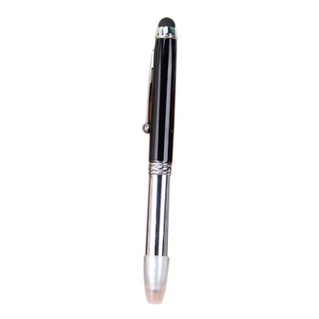 

Three-In-One Press Sn Capacitive Pen Led Light Pen Multi-Function Metal Ball Pen