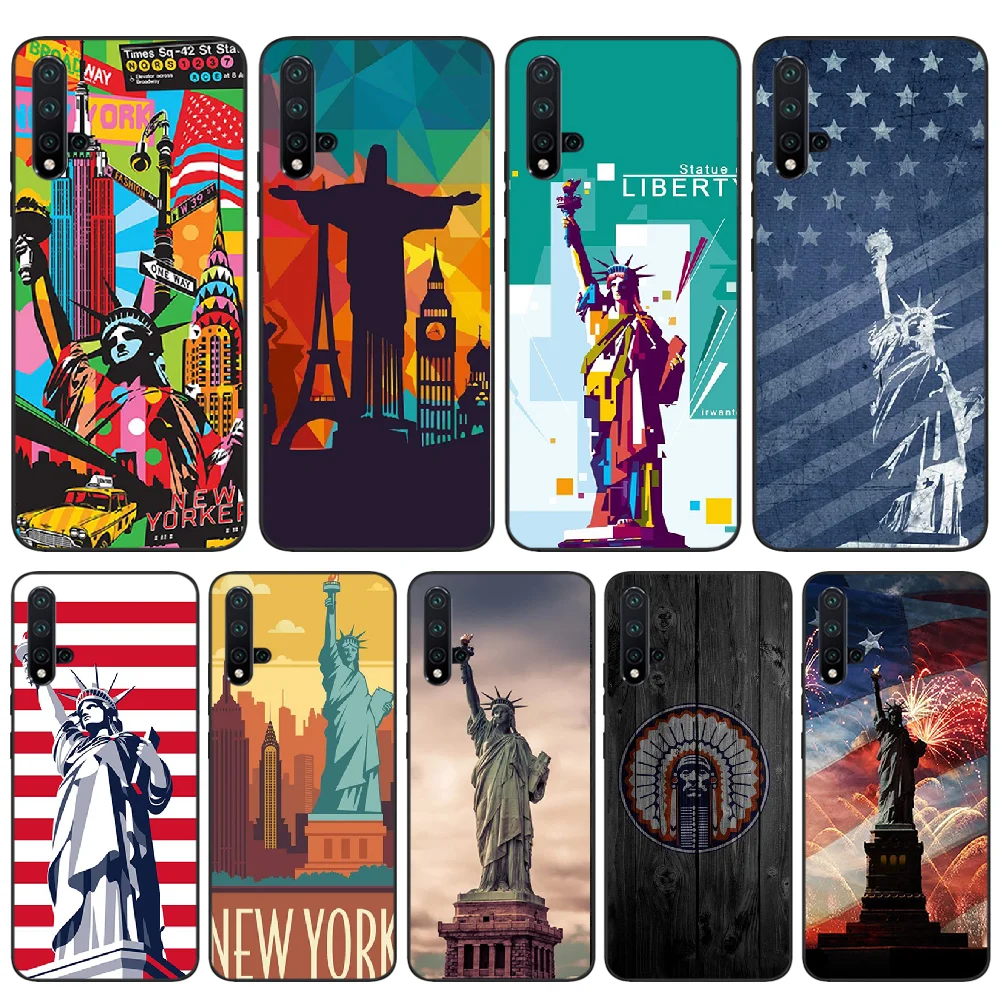 

Viviana Goddess of liberty Luxury Unique Design Phone Cover For huawei nova 2 2i 2plus 2s 3i 3e 4 4e 5 5i pro case