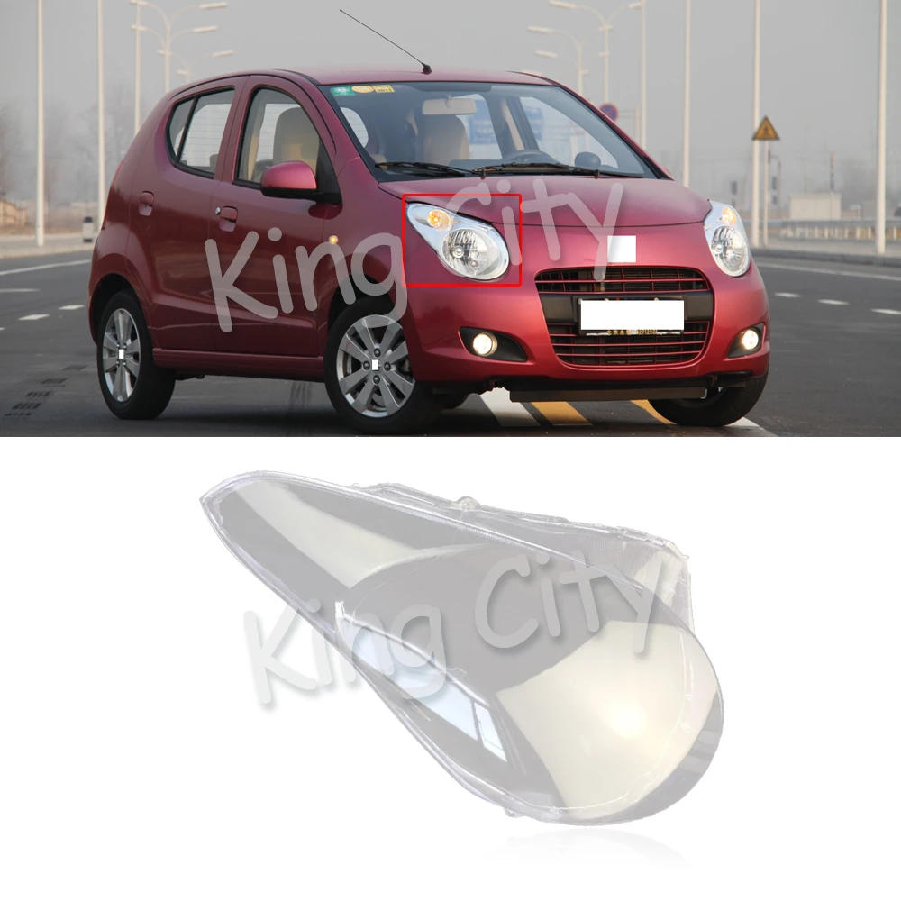 CAPQX For Suzuki Alto 09-12 Front Head Light Headlamp Cover Lampshade Bright Clear Lampcover Lamp Shade Shell Cap Trim Mask Hood
