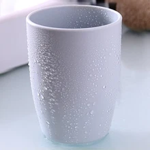 Простые экологически чистые креативные толстые круглые чашки для воды, держатель для зубных щеток, полипропиленовый стакан, промывочный стаканчик для зубной щетки, наборы для ванной комнаты