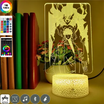 

Smart Phone Control Anime light 3d Lamp Children Bedroom Decoration Cool Birthday Gift Toy Colorful Led Atmosphere Night Light