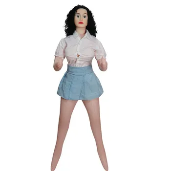 Maniquí femenino inflable de 45*30cm body toroso,maniqui para pantalones de media longitud tela PVC silicona gemodel sexy Ojos para muñecos D217