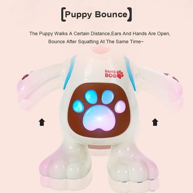 Electronic Toys Animal Funny Dog Musical Singing Walking Electric Toy Dog Pets Colored Lights Electronic Dancing Smart Pet Toy 5